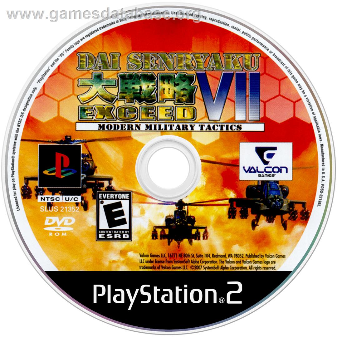 Dai Senryaku 7 - Exceed - Sony Playstation 2 - Artwork - Cartridge